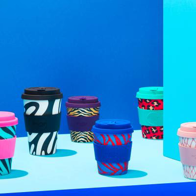Taza con tapa Ecoffee PLA 240 ml Darrell