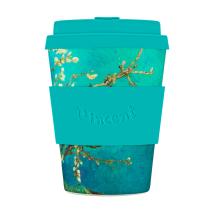 Tassa amb tapa Ecoffee PLA 350 ml Almond