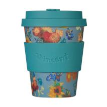 Taza con tapa Ecoffee PLA 350 ml Flowers