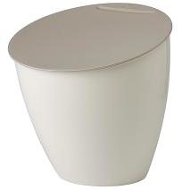 Mini cubo residuo orgnico cocina nordic white