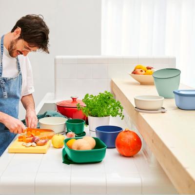 Mini cubo residuo orgnico cocina nordic white