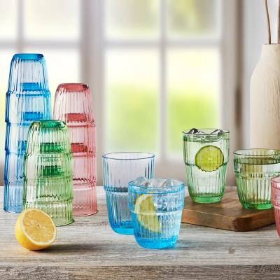 1x vaso apilable texturizado Barshine
