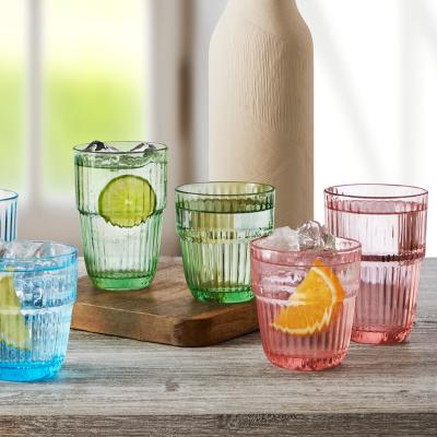 1x vaso apilable texturizado Barshine