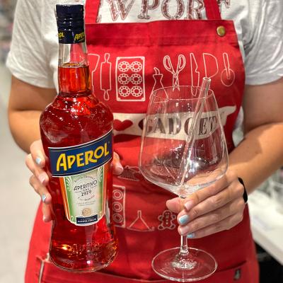 4x copa Aperol con ca�ita Zwiesel
