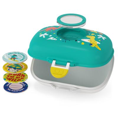 Fiambrera infantil Monbento Snack blue Dino