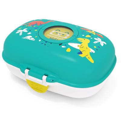 Fiambrera infantil Monbento Snack blue Dino