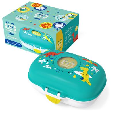 Fiambrera infantil Monbento Snack blue Dino