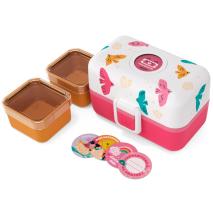 Fiambrera infantil Monbento Tresor pink Birds
