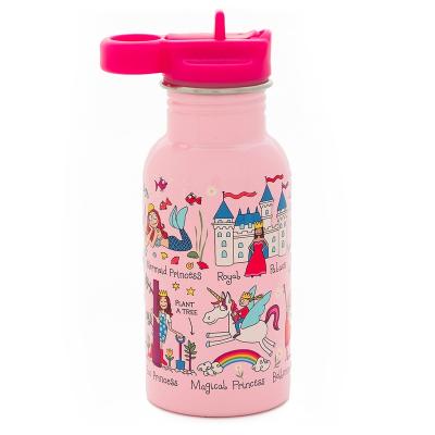 Botella inox con pajita Princesa