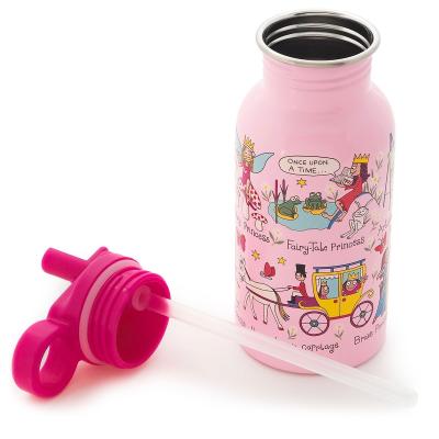 Botella inox con pajita Princesa