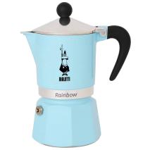 Cafetera italiana Bialetti Rainbow 6 tz blau