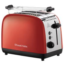 Torradora de pa doble ranura curta Russell vermell