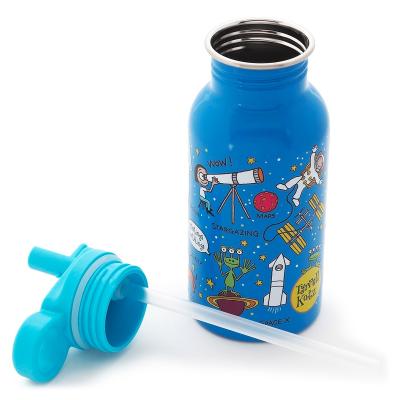 Botella inox con pajita Espacio