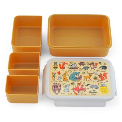 Fiambrera infantil con divisiones Woodland