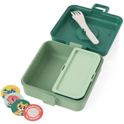 Fiambrera infantil Monbento Sandwich green forest