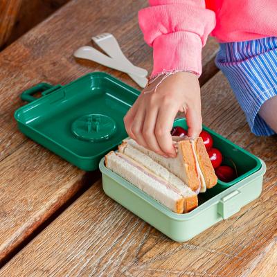 Fiambrera infantil Monbento Sandwich green forest