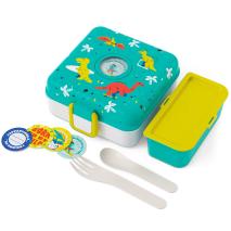 Fiambrera infantil Monbento Sandwich blue Dino