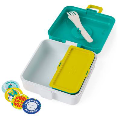 Fiambrera infantil Monbento Sandwich blue Dino