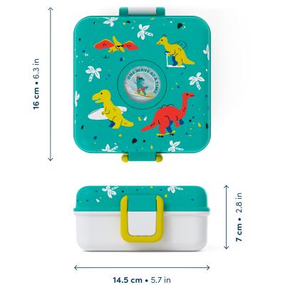 Fiambrera infantil Monbento Sandwich blue Dino