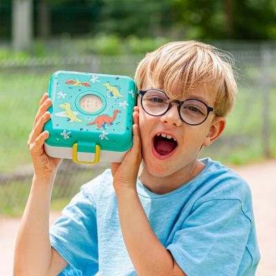 Fiambrera infantil Monbento Sandwich blue Dino