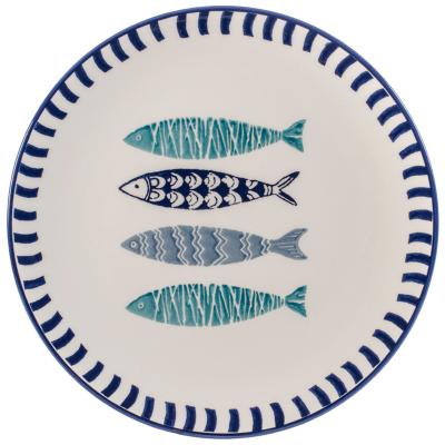 Plato llano Sardinas Med Coupe 26 cm