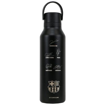 Botella trmica cermica Runbott 600 ml FCB negro