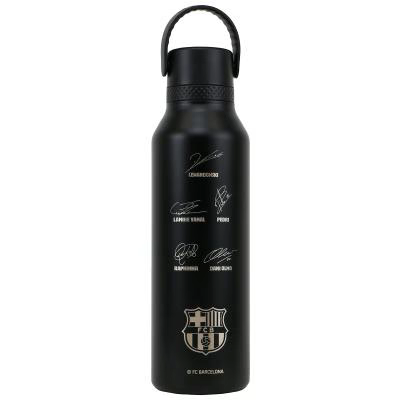 Botella t�rmica cer�mica Runbott 600 ml FCB negro