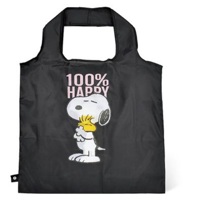 Bolsa compra plegable reciclada Happy Snoopy