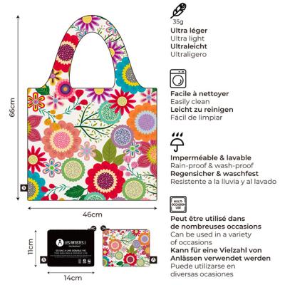 Bolsa compra plegable reciclada Happy Snoopy