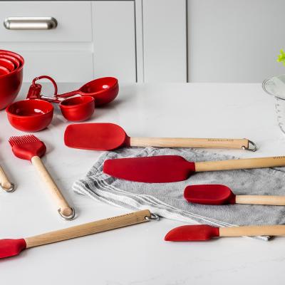 Esptula lengua Kitchen Aid rojo