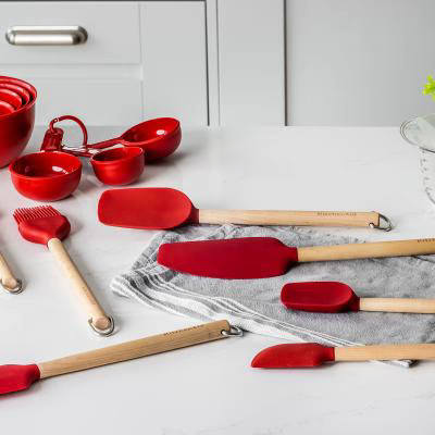 Esp�tula lengua Kitchen Aid rojo