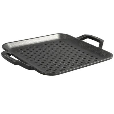 Plancha lisa perforada hierro Lodge Chef 28 cm