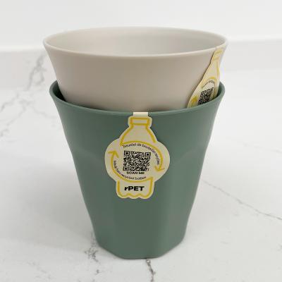 Vaso rPET reciclado