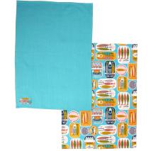 Set 2 pa�os cocina Sardinas