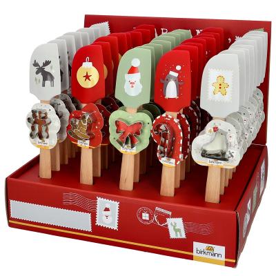 Esptula con cortador galletas Navidad Red surt