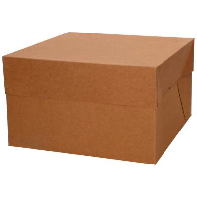Caja para pasteles Funcakes 25x25x15 Kraft