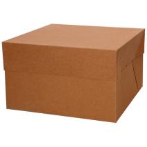 Caja para pasteles Funcakes 25x25x15 Kraft