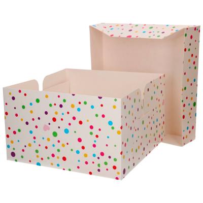 Caja para pasteles Funcakes 25x25x15 Confetti