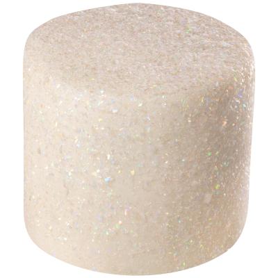 Copos comestibles brillo iridiscente Magic blanco