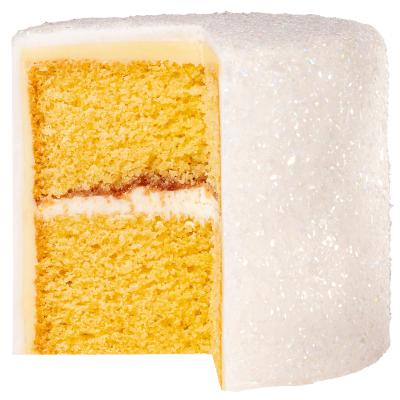 Copos comestibles brillo iridiscente Magic blanco