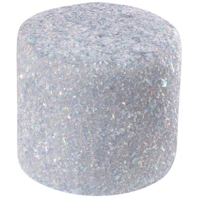Copos comestibles brillo iridiscente Magic plata