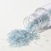 Copos comestibles brillo iridiscente Magic plata