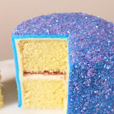 Copos comestibles brillo iridiscente Magic unicorn