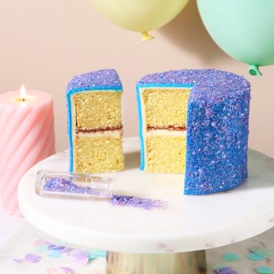 Copos comestibles brillo iridiscente Magic unicorn