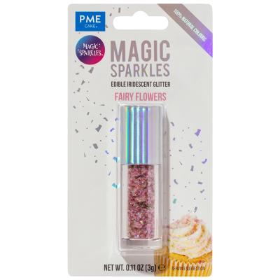Copos comestibles brillo iridiscente Magic hada