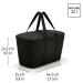 Cesto picnic trmico Reisenthel raffia black