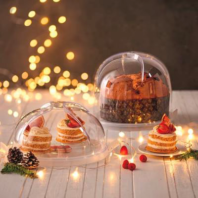 C�pula y base guarda Panettone 26 cm