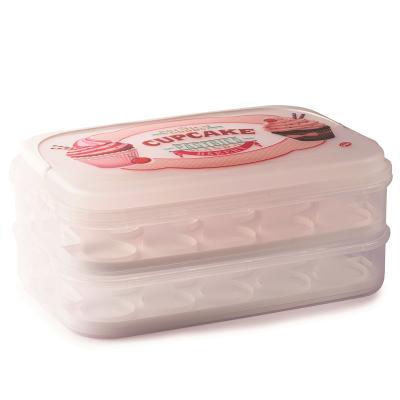 Transporta cupcakes doble x28 uds