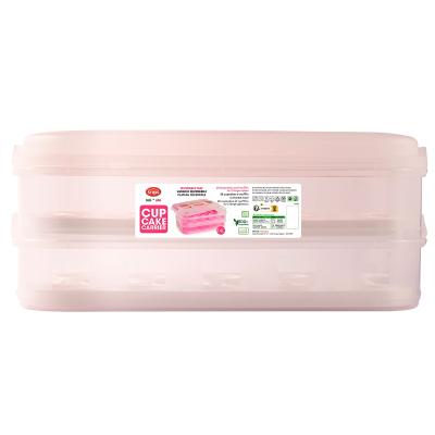 Transporta cupcakes doble x28 uds