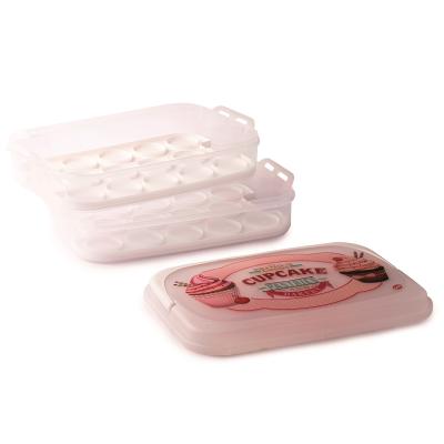 Transporta cupcakes doble x28 uds